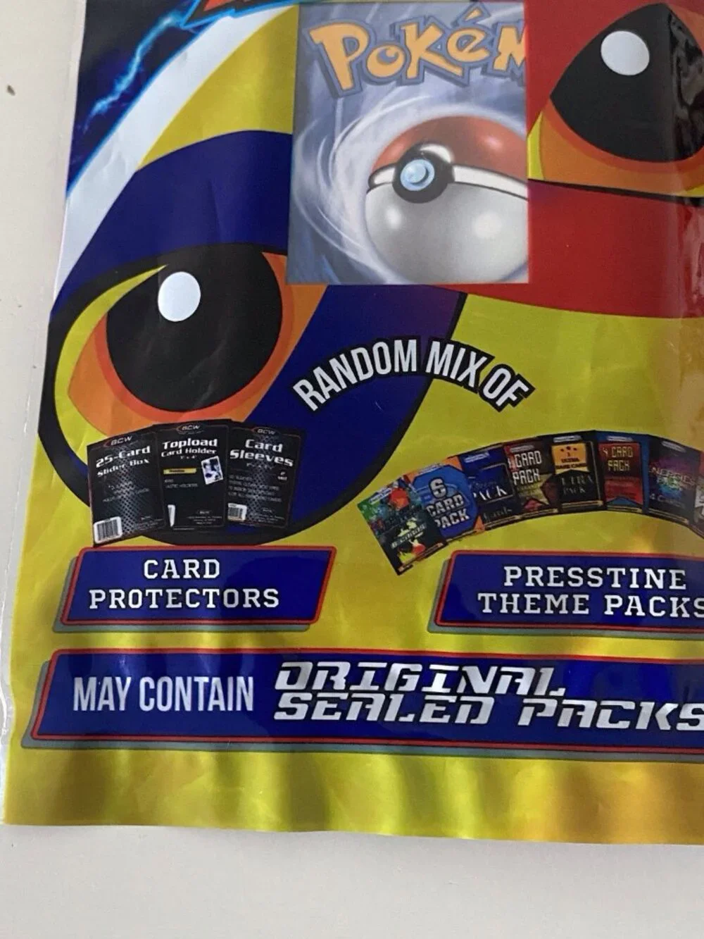 Gaming Surprise Bag Classic Pokemon Cards With Random Mix Preestine Theme Packs